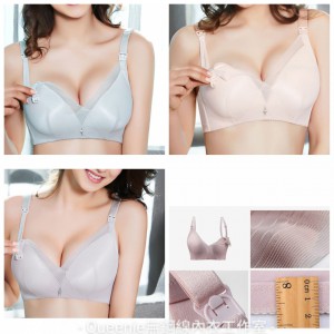 QB125 台灣棉杯母乳內衣/4扣/3色/75B-95D