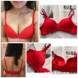 S1038 三角杯性感內衣/3扣/3色/70-85ABC