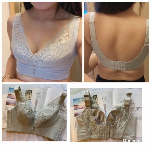 QB015 蜂巢布杯調整型內衣/4扣/3色/70-95BCDEF