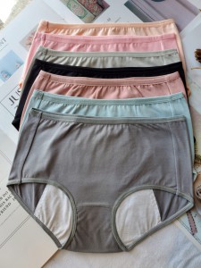 U1006  純棉生理期穿防漏防水內褲/M-XL/ 7色選/100元5條組合價 
