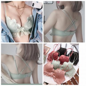 S1049雙肩帶性感花瓣狀性感內衣/4色/70-85ABC