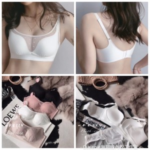 S1067 嬰兒棉杯抹胸防走光內衣/3扣/4色/ 70AB-85AB
